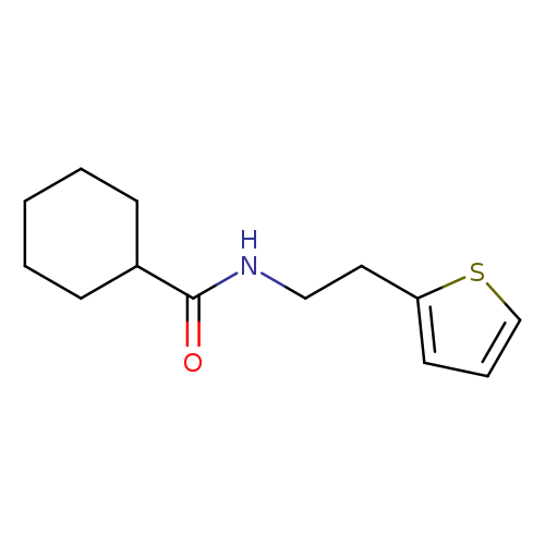 N-[2-(thiophen-2-yl)ethyl]cyclohexanecarboxamide