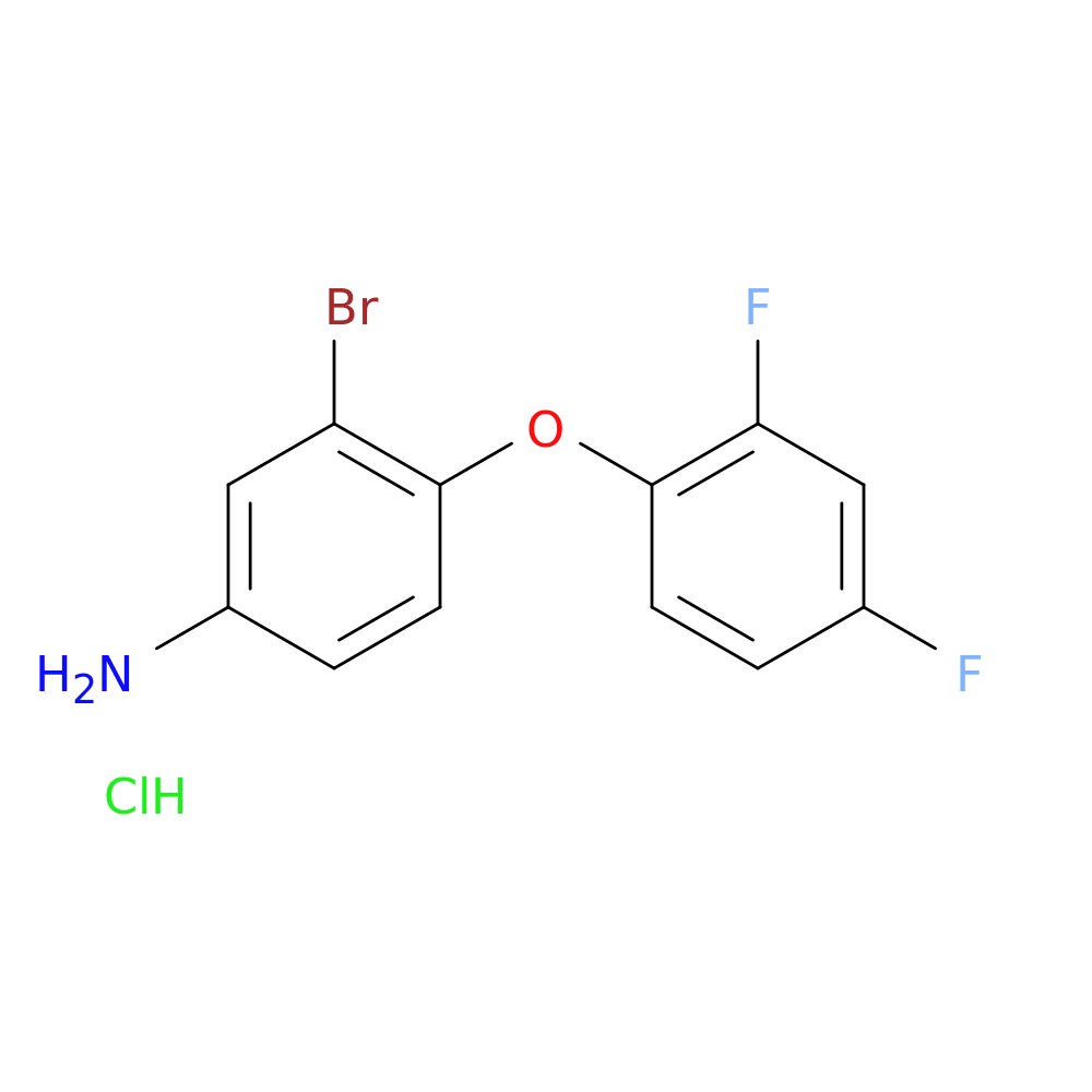 3-Bromo-4-(2,4-difluorophenoxy)aniline hydrochloride
