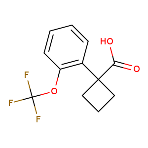 1-[2-(trifluoromethoxy)phenyl]cyclobutane-1-carboxylic acid