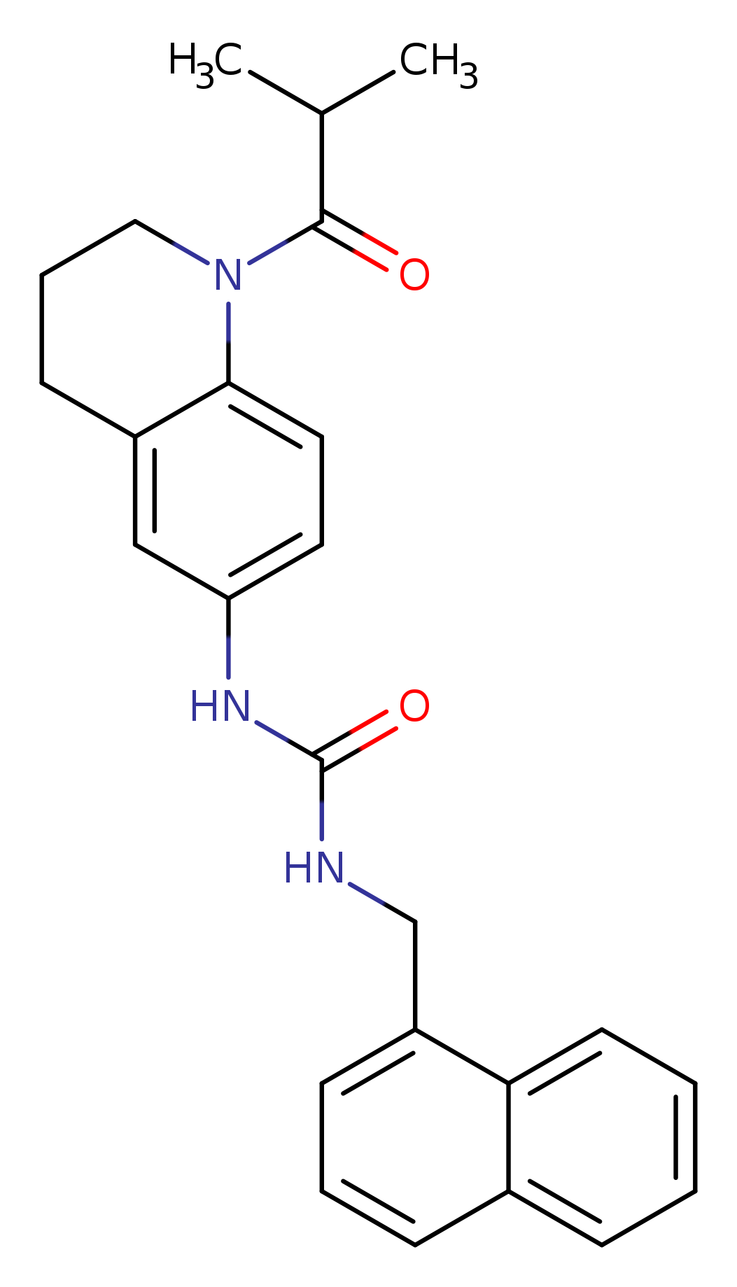 3-[1-(2-methylpropanoyl)-1,2,3,4-tetrahydroquinolin-6-yl]-1-[(naphthalen-1-yl)methyl]urea