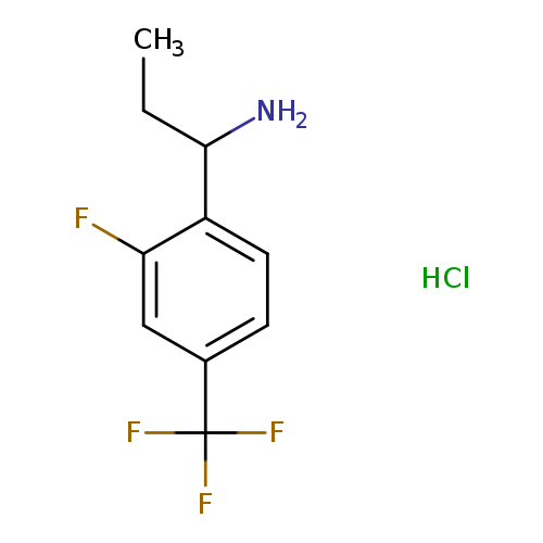 1-(2-Fluoro-4-trifluoromethyl-phenyl)-propylamine hydrochloride