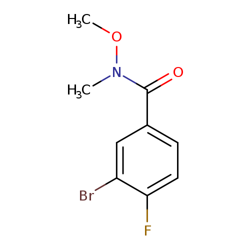 3-Bromo-4-fluoro-N-methoxy-N-methylbenzamide