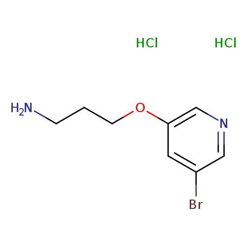 3-[(5-bromopyridin-3-yl)oxy]propan-1-aminedihydrochloride