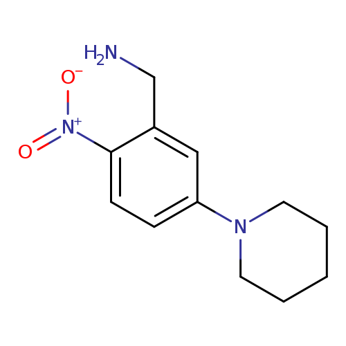 Benzenemethanamine, 2-nitro-5-(1-piperidinyl)-