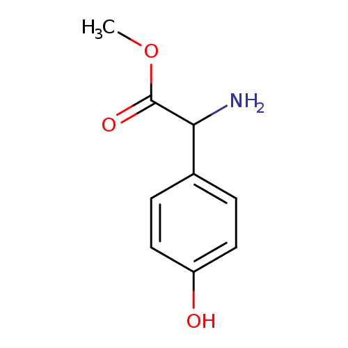 Benzeneacetic acid, a-amino-4-hydroxy-, methyl ester, (aR)-