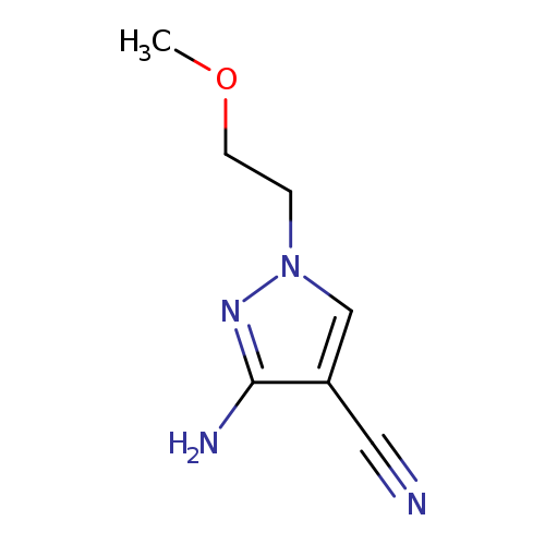 3-amino-1-(2-methoxyethyl)-1H-Pyrazole-4-carbonitrile