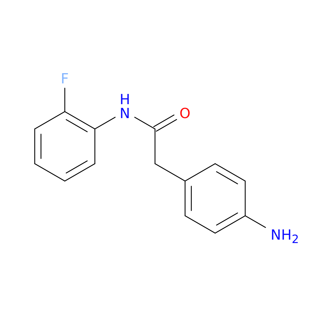 2-(4-aminophenyl)-N-(2-fluorophenyl)acetamide
