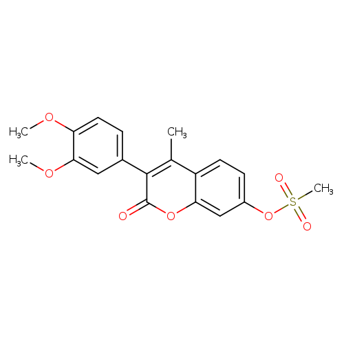3-(3,4-dimethoxyphenyl)-4-methyl-2-oxo-2H-chromen-7-yl methanesulfonate
