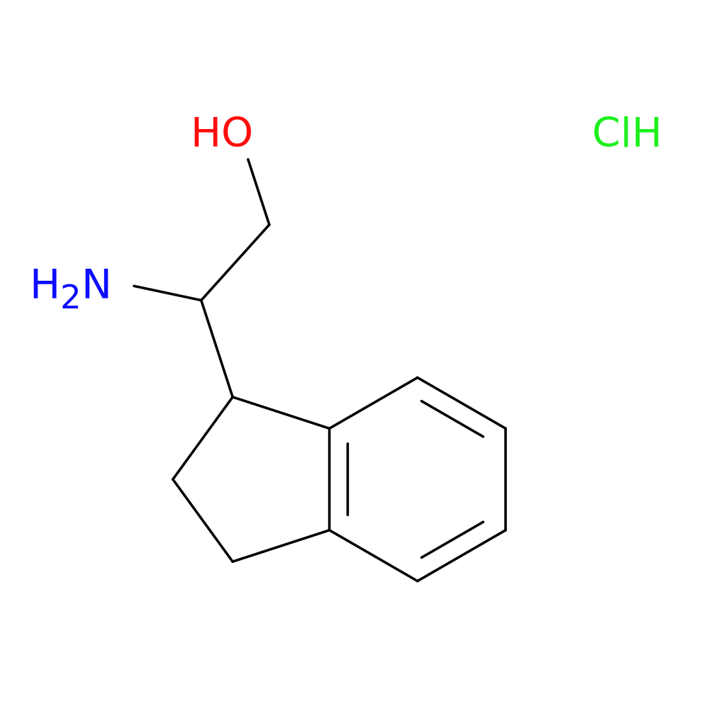 2-amino-2-(2,3-dihydro-1H-inden-1-yl)ethan-1-ol hydrochloride