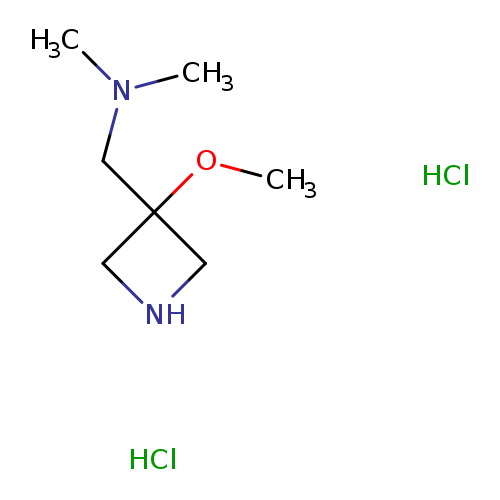 [(3-methoxyazetidin-3-yl)methyl]dimethylamine dihydrochloride
