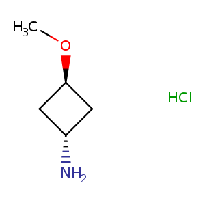 Cyclobutanamine, 3-methoxy-, hydrochloride (1:1), trans-