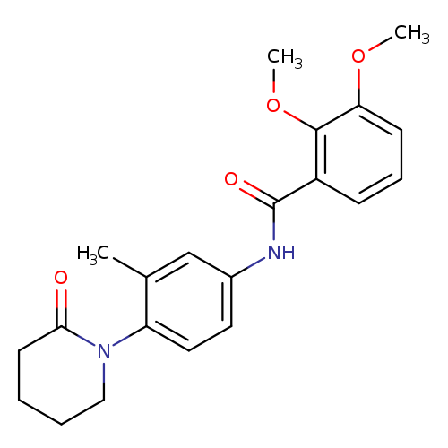 2,3-dimethoxy-N-[3-methyl-4-(2-oxopiperidin-1-yl)phenyl]benzamide