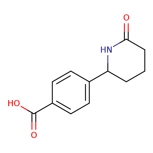 4-(6-oxopiperidin-2-yl)benzoic acid
