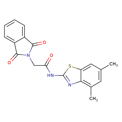 N-(4,6-dimethyl-1,3-benzothiazol-2-yl)-2-(1,3-dioxo-2,3-dihydro-1H-isoindol-2-yl)acetamide