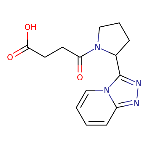 4-(2-([1,2,4]triazolo[4,3-a]pyridin-3-yl)pyrrolidin-1-yl)-4-oxobutanoic acid