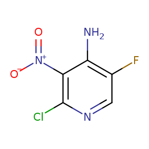 2-Chloro-5-fluoro-3-nitro-4-pyridinaMine