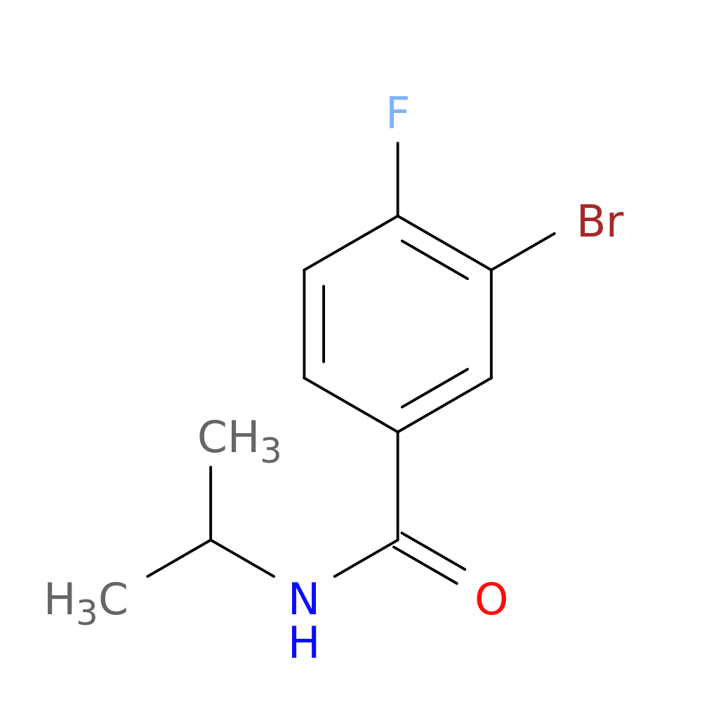 N-Isopropyl 3-bromo-4-fluorobenzamide