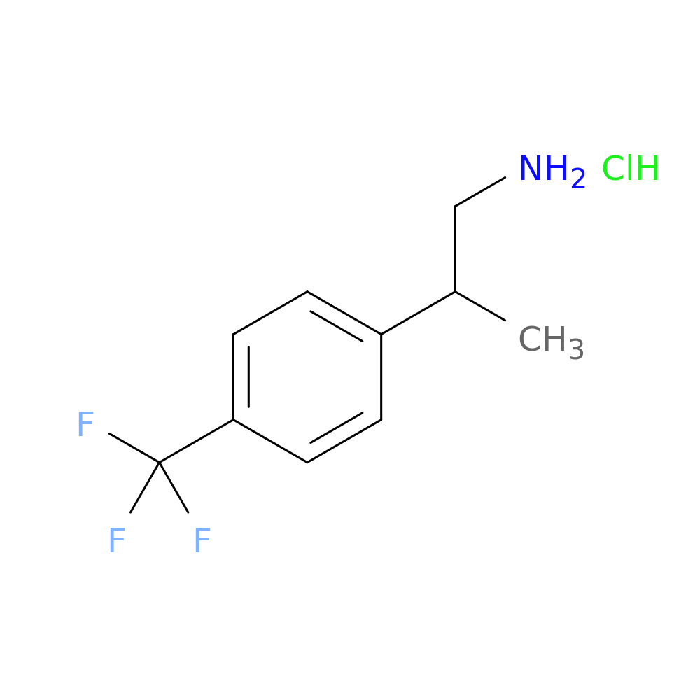 2-[4-(trifluoromethyl)phenyl]propan-1-amine hydrochloride