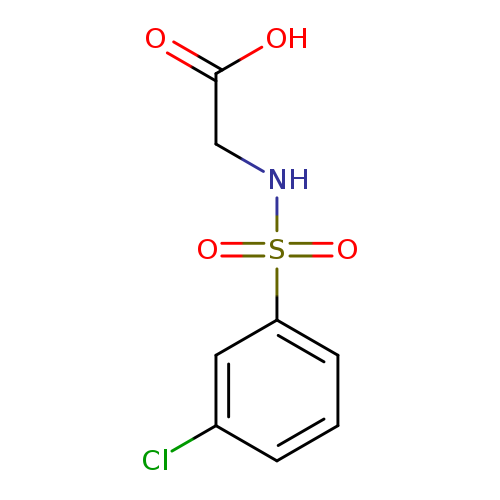 ([(3-Chlorophenyl)sulfonyl]amino)acetic acid
