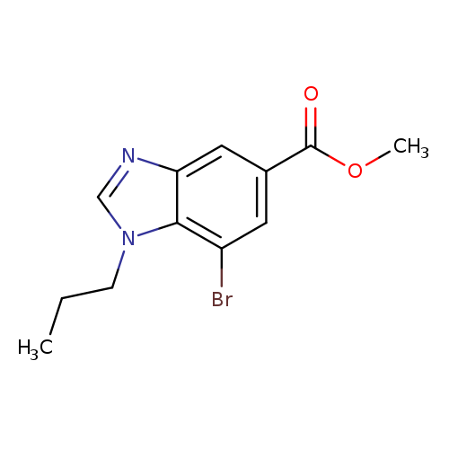 Methyl 7-bromo-1-propyl-1,3-benzodiazole-5-carboxylate