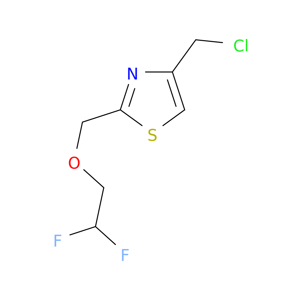 4-(chloromethyl)-2-[(2,2-difluoroethoxy)methyl]-1,3-thiazole