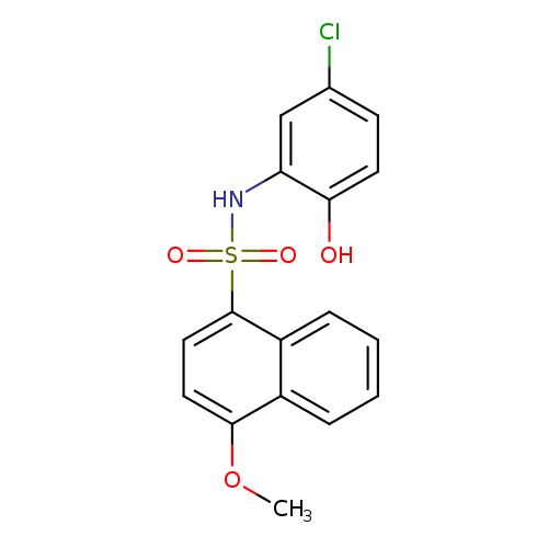 N-(5-chloro-2-hydroxyphenyl)-4-methoxynaphthalene-1-sulfonamide