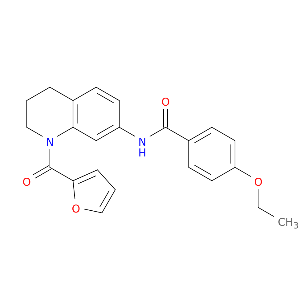 4-ethoxy-N-[1-(furan-2-carbonyl)-1,2,3,4-tetrahydroquinolin-7-yl]benzamide