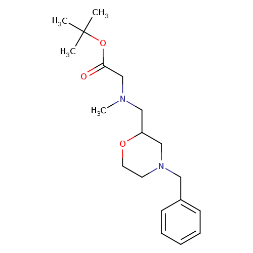 tert-butyl 2-{[(4-benzylmorpholin-2-yl)methyl](methyl)amino}acetate