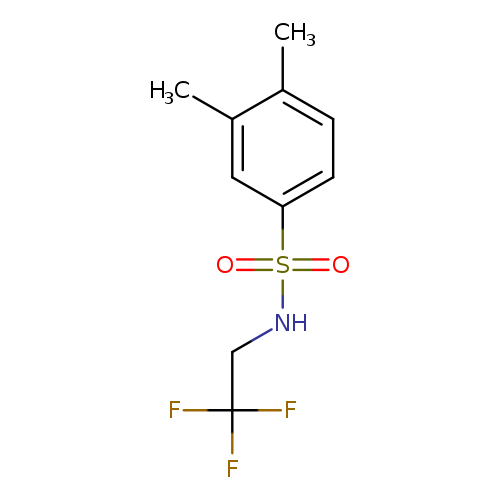 "3,4-dimethyl-N-(2,2,2-trifluoroethyl)benzene-1-sulfonamide"
