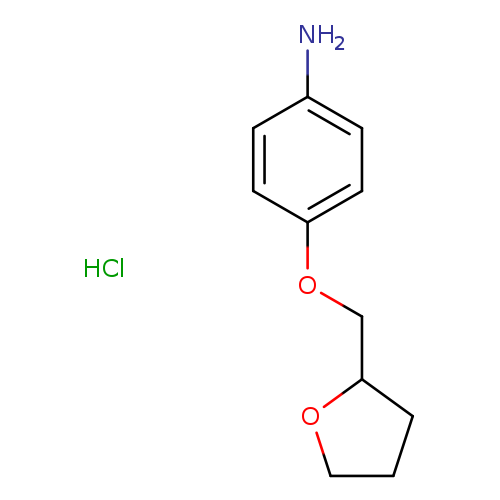 4-(oxolan-2-ylmethoxy)aniline hydrochloride