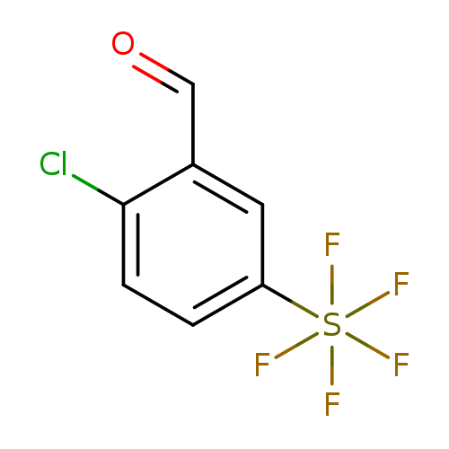 2-Chloro-5-(pentafluorosulfur)benzaldehyde