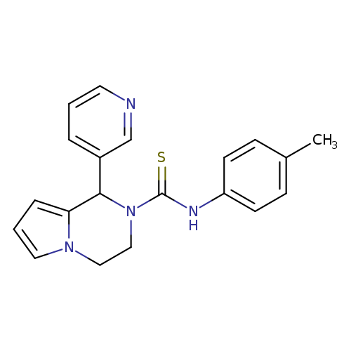 N-(4-methylphenyl)-1-(pyridin-3-yl)-1H,2H,3H,4H-pyrrolo[1,2-a]pyrazine-2-carbothioamide