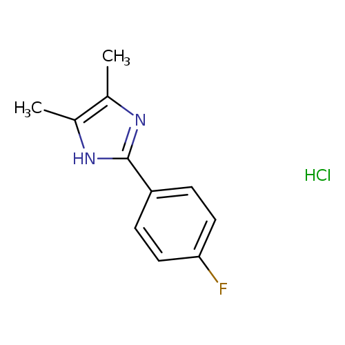 2-(4-fluorophenyl)-4,5-dimethyl-1H-imidazolehydrochloride