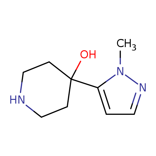 4-(1-methyl-1H-pyrazol-5-yl)piperidin-4-ol dihydrochloride