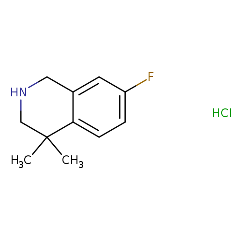 7-fluoro-4,4-diMethyl-1,2,3,4-tetrahydroisoquinoline hydrochloride