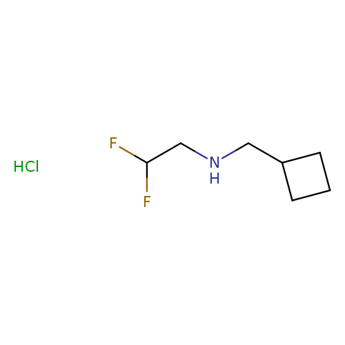 (cyclobutylmethyl)(2,2-difluoroethyl)amine hydrochloride