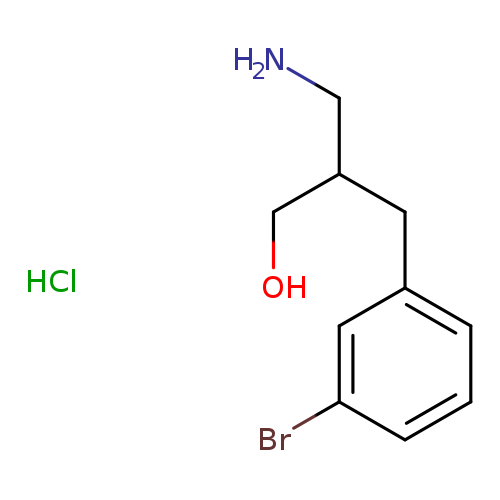 3-Amino-2-[(3-bromophenyl)methyl]propan-1-ol hydrochloride