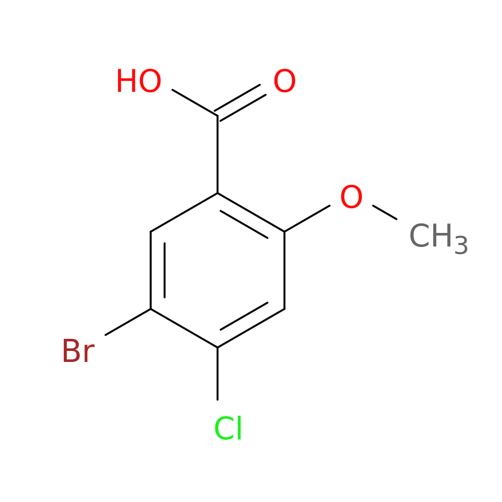 5-Bromo-4-chloro-2-methoxybenzoic acid