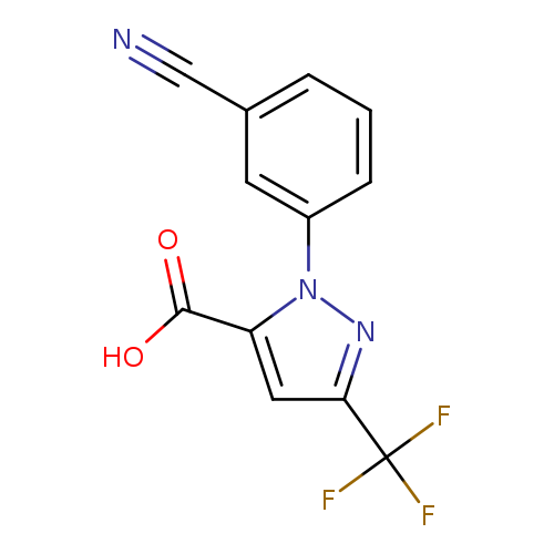 1H-Pyrazole-5-carboxylic acid, 1-(3-cyanophenyl)-3-(trifluoromethyl)-