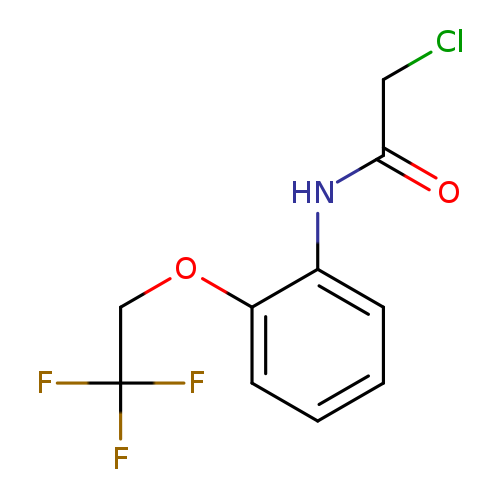 2-chloro-N-[2-(2,2,2-trifluoroethoxy)phenyl]acetamide