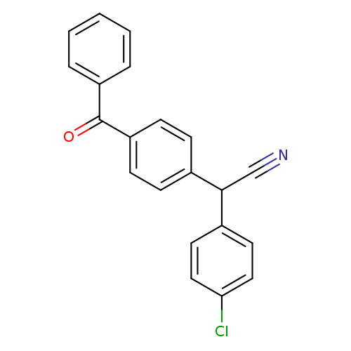 2-(4-benzoylphenyl)-2-(4-chlorophenyl)acetonitrile
