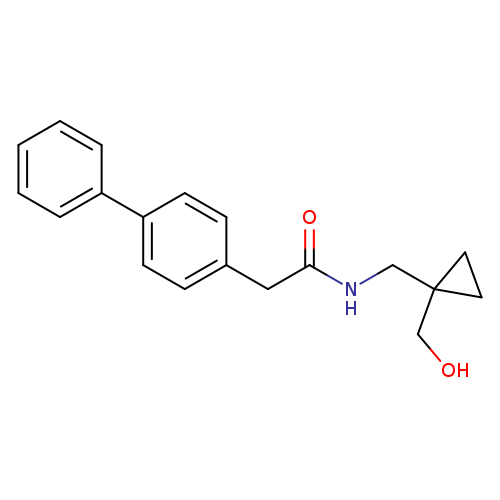 2-{[1,1'-biphenyl]-4-yl}-N-{[1-(hydroxymethyl)cyclopropyl]methyl}acetamide