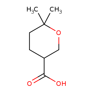 6,6-Dimethyltetrahydro-2h-pyran-3-carboxylic acid