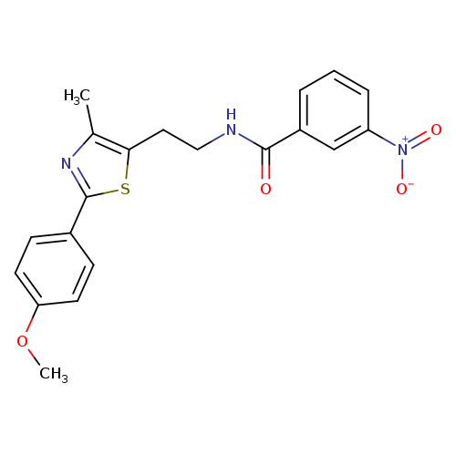 N-{2-[2-(4-methoxyphenyl)-4-methyl-1,3-thiazol-5-yl]ethyl}-3-nitrobenzamide