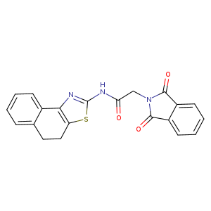 2-(1,3-dioxo-2,3-dihydro-1H-isoindol-2-yl)-N-{4H,5H-naphtho[1,2-d][1,3]thiazol-2-yl}acetamide