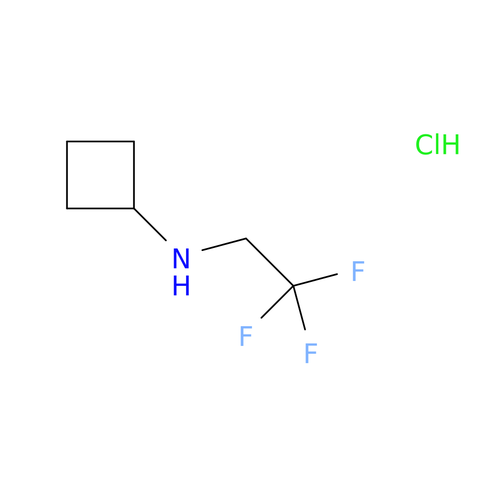 N-(2,2,2-trifluoroethyl)cyclobutanamine hydrochloride
