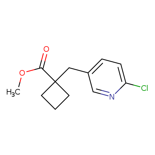 methyl1-[(6-chloropyridin-3-yl)methyl]cyclobutane-1-carboxylate