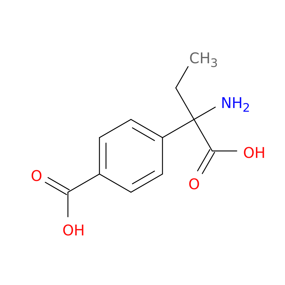 4-(1-amino-1-carboxypropyl)benzoic acid