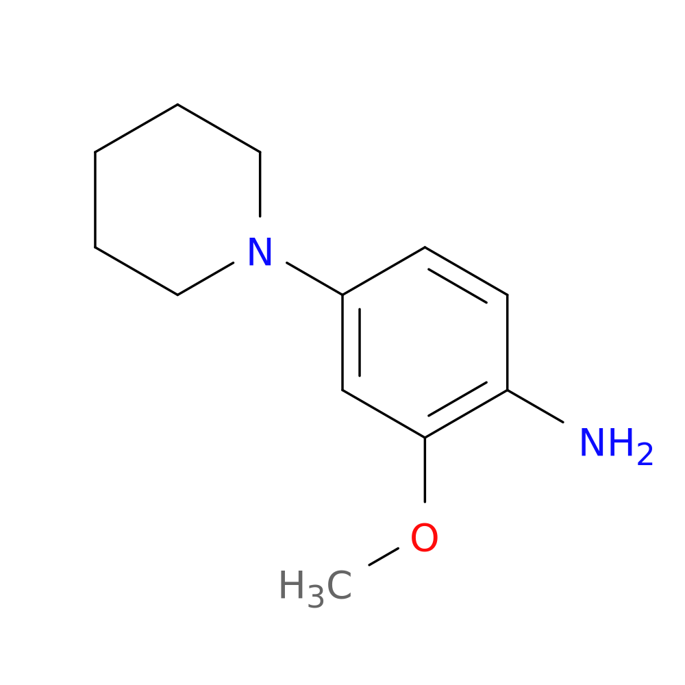 2-methoxy-4-(piperidin-1-yl)aniline