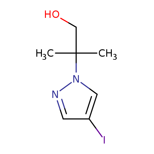 2-(4-iodo-1H-pyrazol-1-yl)-2-methylpropan-1-ol